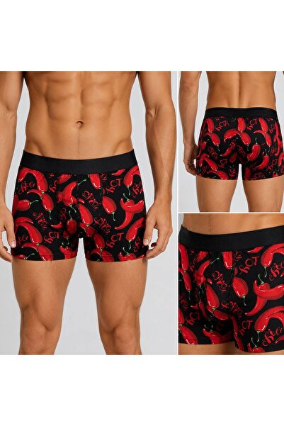 Softwearr Men's Patterned Model Boxer