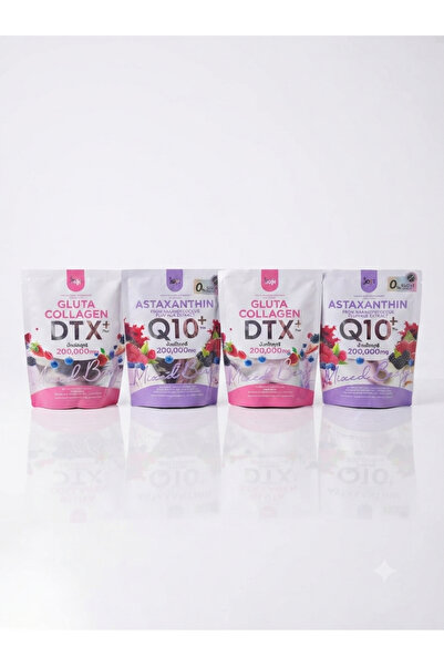 Joji جلوتا كولاجين ديتوكس (Gluta Collagen DTX+) قطعتين و : أستازانتين كيو 10 ...