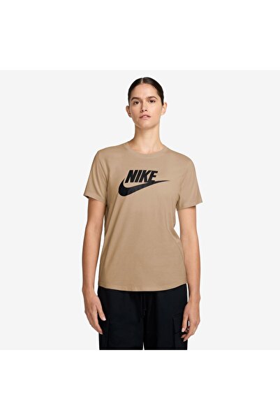 Nike W NSW TEE ESSNTL ICN FTRA DX7906-286 Μπεζ