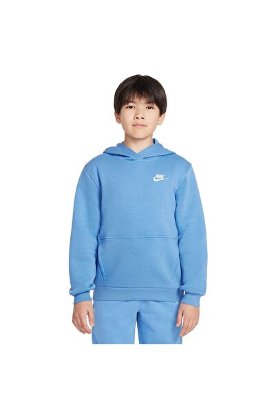 Nike K NSW CLUB FLC HDY LBR FD3000-489 Siel