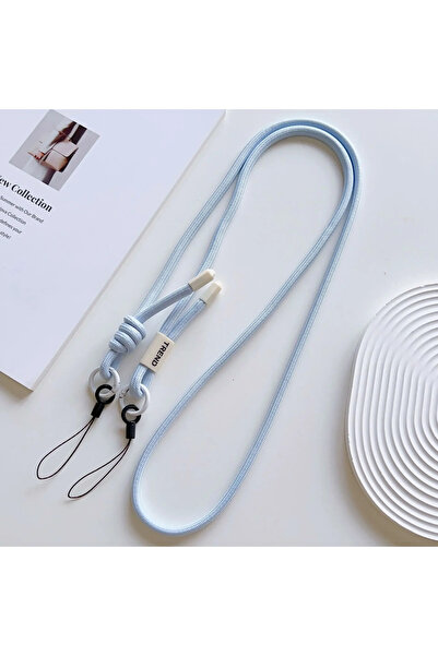 Choice3 Light blue Adjustable Universal Phone Lanyard Diameter Outdoor Case C...