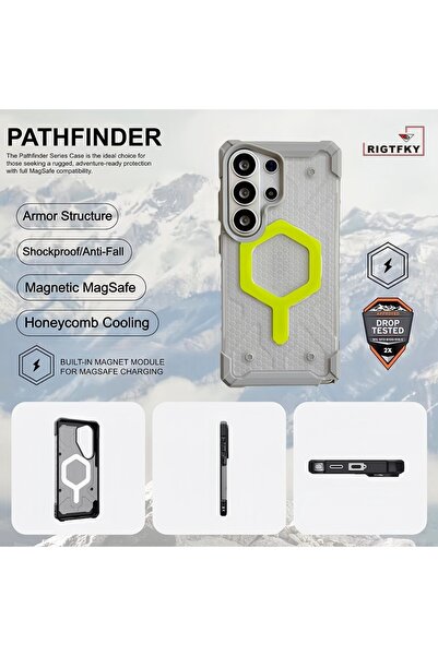 Choice13 Galaxy S24 Ultra green Original Pathfinder Phone Case For S26 Ultra ...