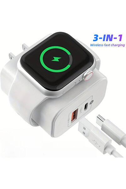 Choice1 black US 23W 3-in-1 Charger, Capable of Charging Three Devices Simult...