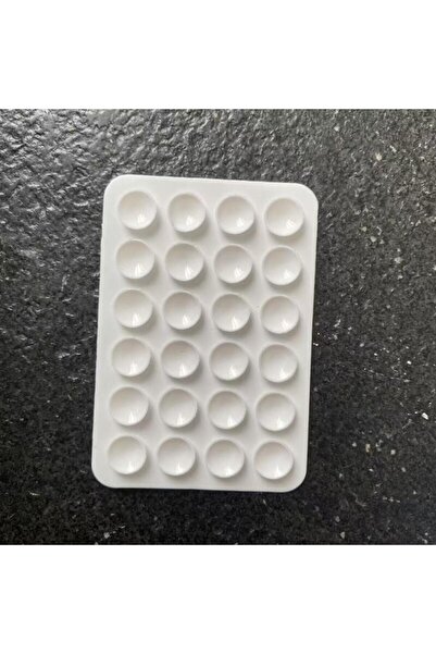 Choice White Creative Silicone Suction Phone Holder Mat Multifunctional Wall ...