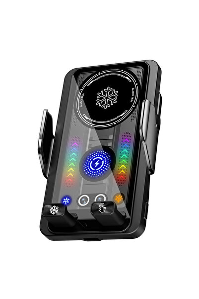 Choice A1 Car Wireless Charger 15W Fast Charging with Cooling Fan Adjustable ...