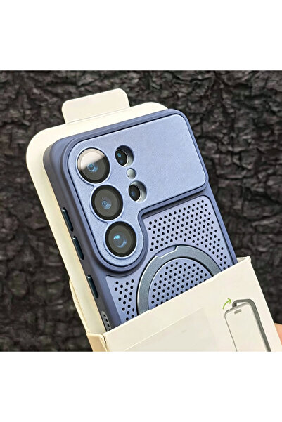 Choice1 Galaxy S25 Ultra Blue Cooling Heat Dissipation Hollow Mesh Hole Case ...