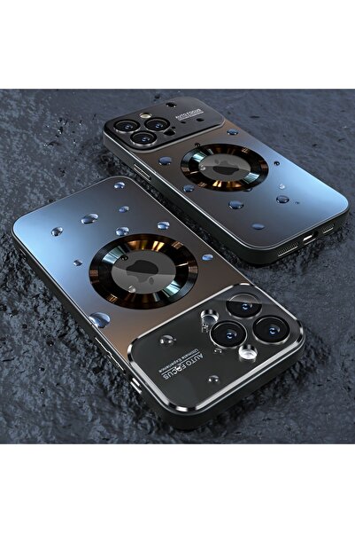 Choice iPhone 16 Pro Max black New Luxury Glass Camera for Magesafe Magnetic ...