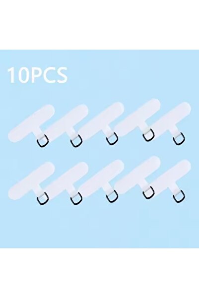 Choice7 10pcs Nilon white 10/5/1Pcs Universal Tpu Mobile Phone Anti-lost Lany...