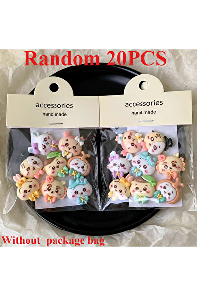 Choice5 Random 20PCS 20PCS CHIIKAWA DIY Art Charm 3D Resin Kawaii Handmade Cr...