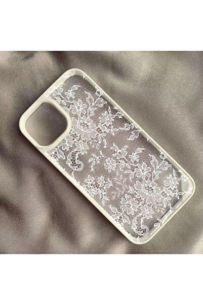 Choice58 iphone 11 White C Vintage White Lace Floral Advanced Design Phone Ca...