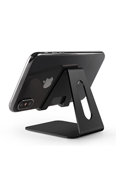 Choice حامل هاتف ذكي معدني أسود اللون لأجهزة iPhone وiPad Mini وKindle من الأ...