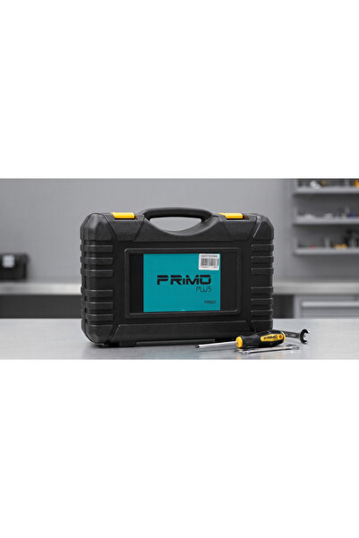 Primo Plus PR601 Tool Set | Professional Heavy-Duty Black Plastic Tool Box wi...