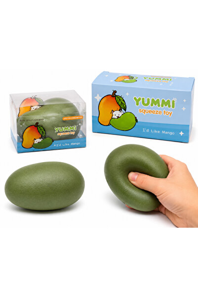 SHOP LIKE A PRO Mango Squishy Crunchy, 8 cm, Jucărie Antistres Moale și Flexi...