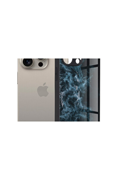 Techsuit Σειρά Glaze - iPhone 15 Pro Max - Μπλε Νεφέλωμα