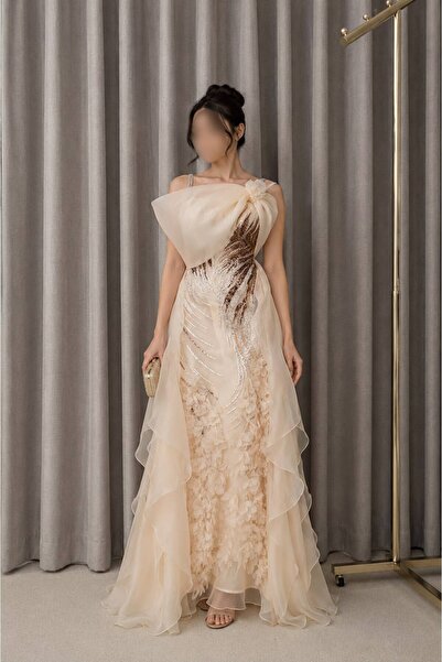 ELORA FASHION Long Luxury Evening Dress
