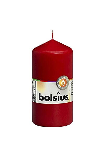 Bolsius Set 3 x Lumanare Stalp 120x58 mm - Rosu