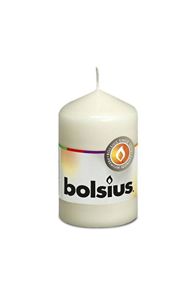 Bolsius Set 5 x Lumanare Stalp 80 x 48 mm Diametru - Crem