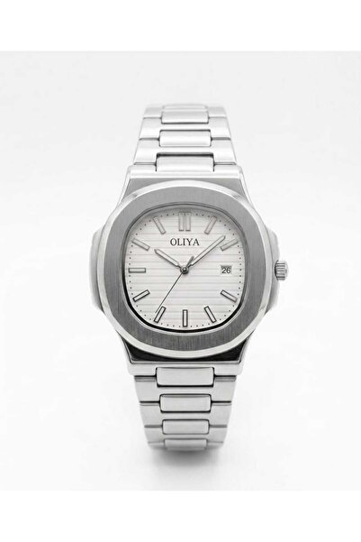 OLIYA Luxury Men's Watch Brand Oiiya Stainless Steel Anti-Rust Watch Complete...