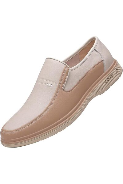 GENERAL HoujiilollNX summer shoes Men's Daily Loafer Real Leather Slip On Per...