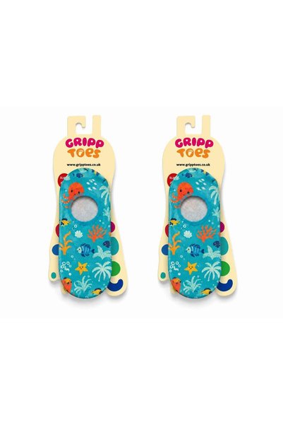 GrippToes Kaymaz Damla Tabanlı Deniz&Havuz Çorabı N2