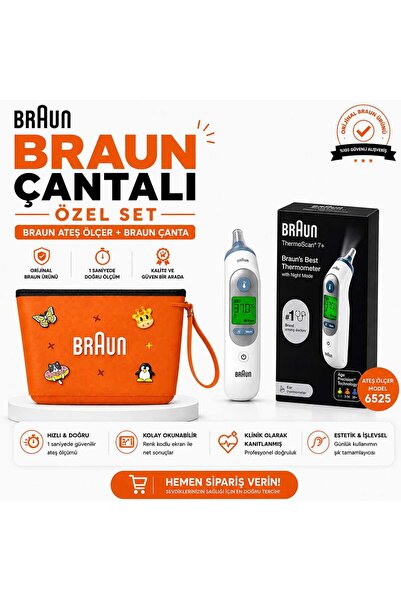 Braun ATEŞ ÖLÇER 6525 +ÇANTALI