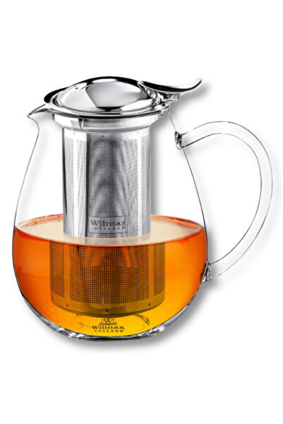 WILMAX ENGLAND Ceainic 1300 ml, Sticla Termica, Infuzor Metalic, Transparent,...