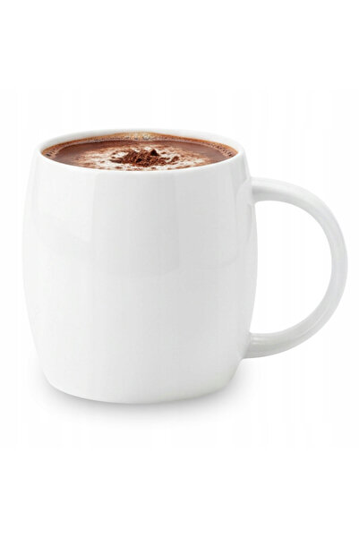 WILMAX ENGLAND Cana Eleganta din Portelan WILMAX, Alba, 400 ml pentru Cafea s...