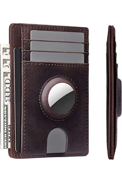 MAKINGTEC Leather AirTag Wallet, Sleek RFID Blocking Men's & Women's Wallet H...