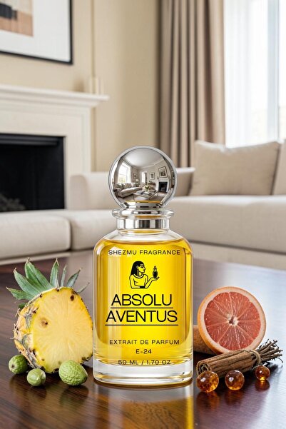 Shezmu Fragrance Absolu Aventus Erkek Extrait de Parfum – Ananaslı, Baharatlı...