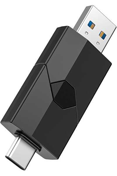 RAOYI فلاش درايف USB-C بسعة 256 جيجابايت، 2 في 1 (Type-C + USB 3.0)، ذاكرة تخ...
