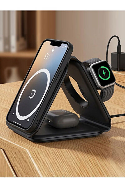 Muchmy 3-in-1 Wireless Charging Station For Phone, Watch, & Earbuds