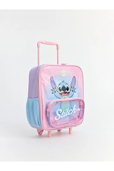 LC Waikiki Lcw Accessories Blue Stitch Printed Girls' Trolley Bag