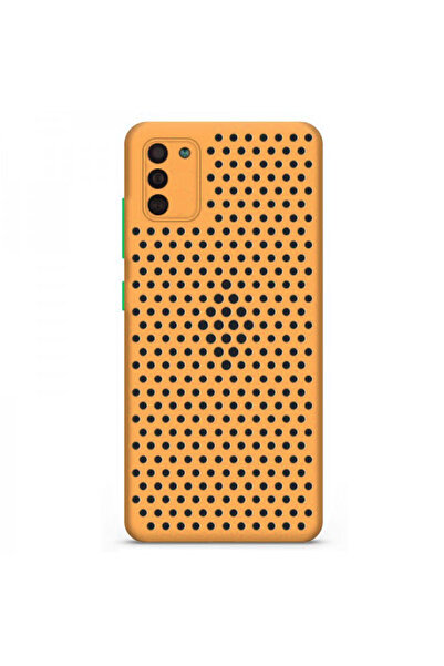 OEM Θήκη TPU με Χρωματιστά Κουμπιά και Οπές, Ροζ Χρυσό (Samsung Galaxy A41)
