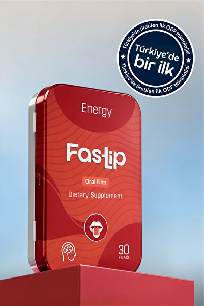 Fastip ENERGY Strip Form 30 Film Tablet - Fast Enerji L-Teanin, Ginseng, Kafe...