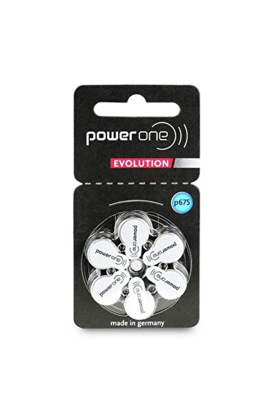 Varta Power One Evolution P675 Hearing Aid Batteries, 6-Pack