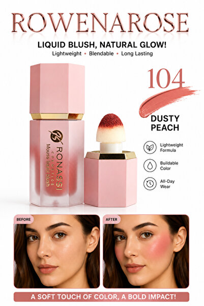 ROWENAROSE Mousse Liquid Blush – Likit Allık