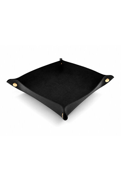 BGT STUDIO Faux Leather Snap Fastener Desktop Organizer 25X25 cm |   Jewelry,...