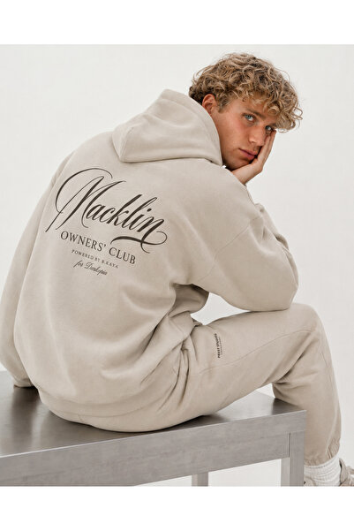 darkopia Unisex Men's and Women's Macklin Owners Printed Oversize 3 Thread Ho...