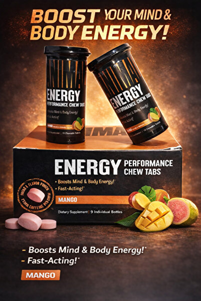 UNIVERSAL ANİMAL Universal Nutrition Animal Energy Preworkout Boosts Mind 16 ...