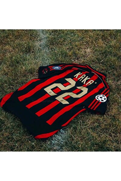 Lion Spor AC Milan Kaka 22 Futbol Forması Siyah