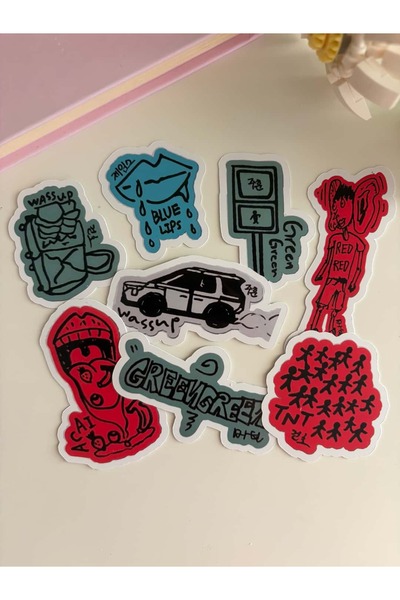 Hara Company Cortis KPOP Grubu Green Green Albüm Sticker Paketi