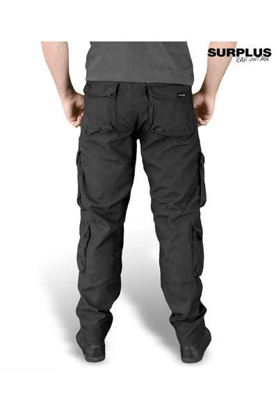 NO BRAND Pantaloni bărbați tactici de luptă, tip SURPLUS AIRBORNE, slim, negr...