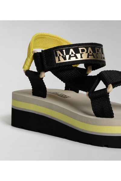 NO BRAND Sandale de damă Napapijri NP0A4I8I galben/negru 40 EU