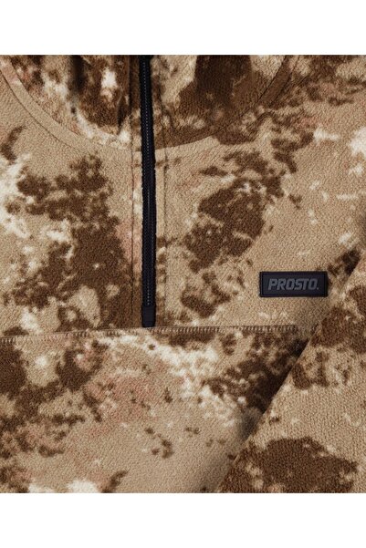 PROSTO Hanorac cu glugă pentru bărbați, camuflaj, din fleece polar, Woodry L