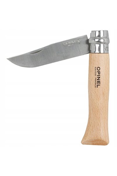 NO BRAND Cuțit pliant de turism Opinel nr. 10 INOX Clip-Point cu mâner din lemn