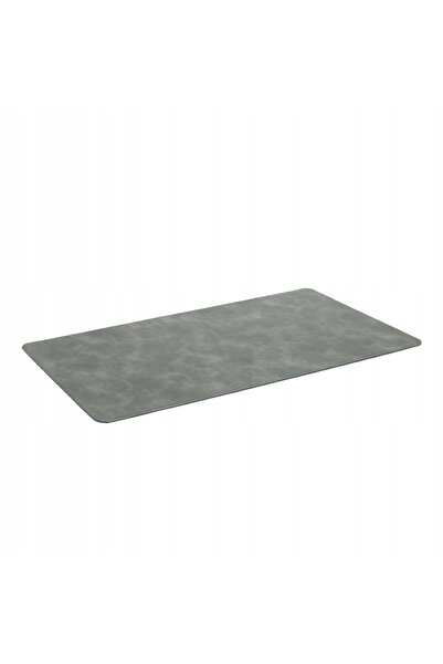 NO BRAND Covoraș de birou, imitație de piele, gri, 70x40cm