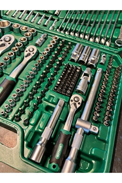 NO BRAND STALCO Set de chei tubulare și fixe, 219 piese S-54005
