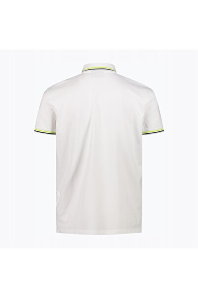 CMP Tricou polo bărbați 34D5987 alb 54