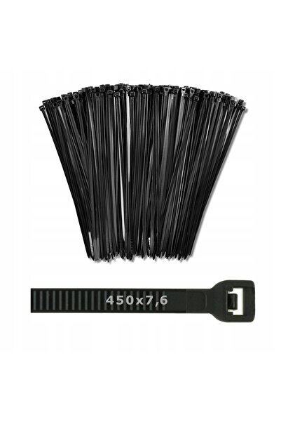 NO BRAND Colier de cablu tritetka 7,6x750mm 100 bucăți Negru