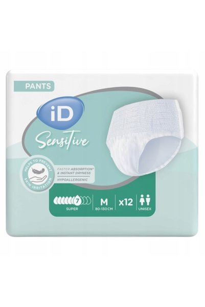 NO BRAND Chiloți ABSORBANȚI pentru adulți iD SENSITIVE SUPER PANTS 7 picături...